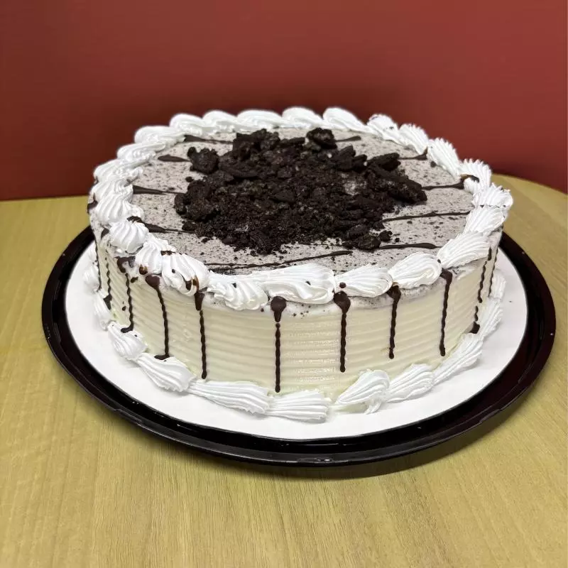 Rebanada de Pastel de Nieve Oreo