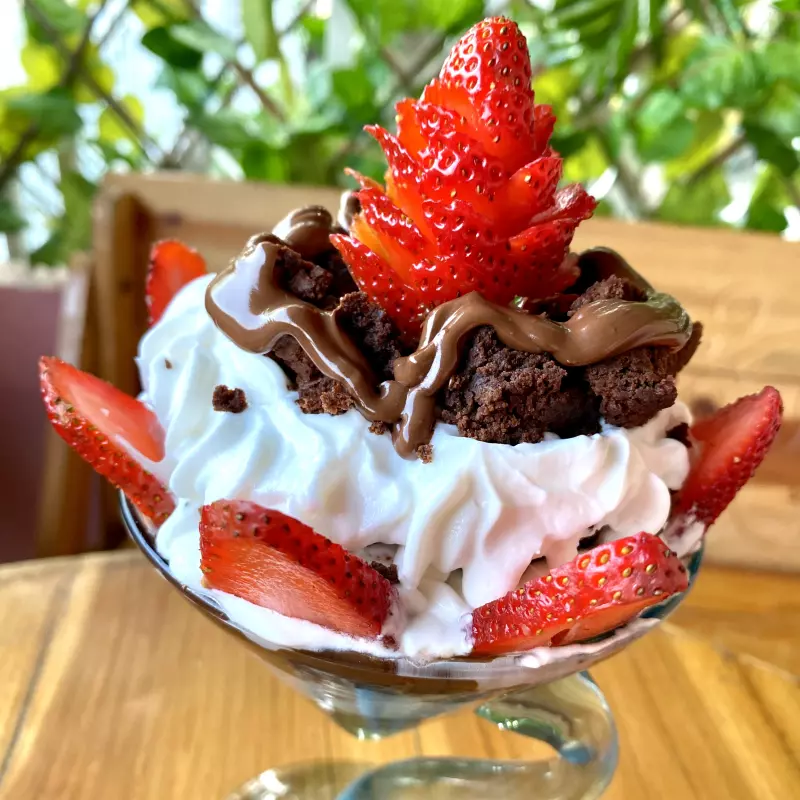 Fresas con crema Berry tentation