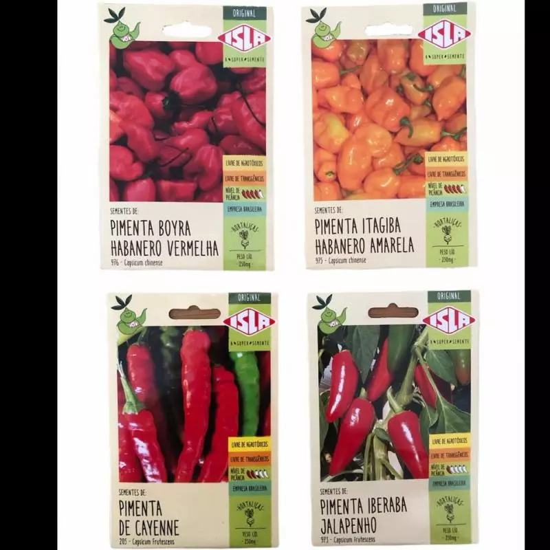 Kit 4 Pacotes de Sementes Mexicanas