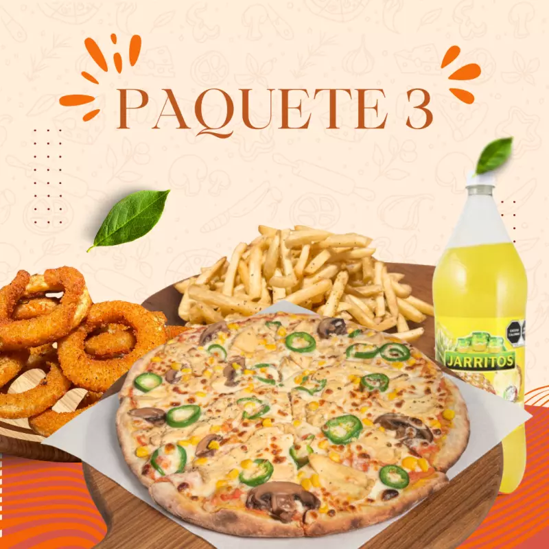 Paquete 3 ¡SOLO A DOMICILIO!