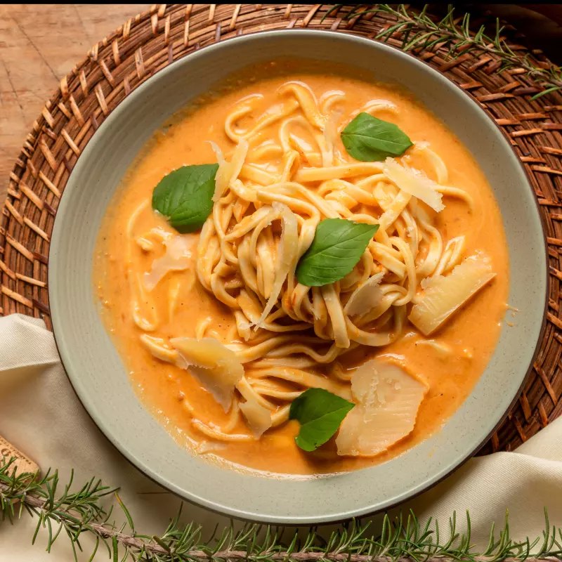 FETTUCCINE AL ROSE