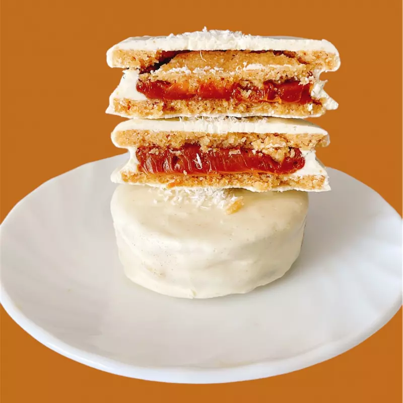 Alfajor crocante manjar blanco