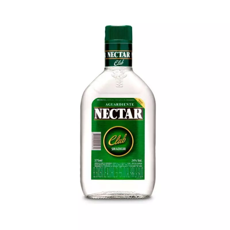 Aguardiente nectar Verde media x 375ml