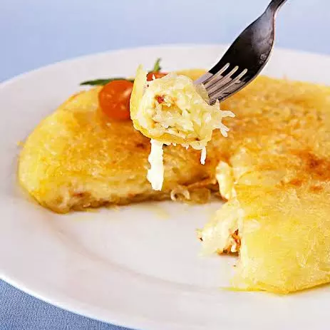 batata rostie aos 3 queijos