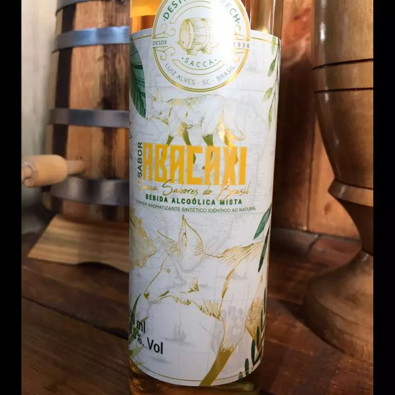 Cachaça saborizada -  Abacaxi - 500ml
