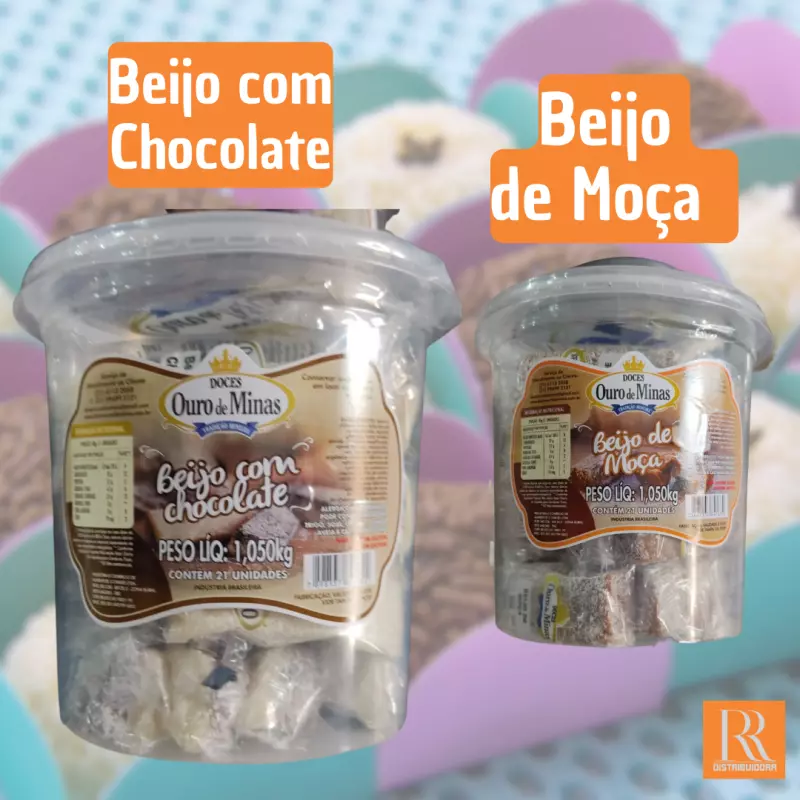 DOCE BEIJO DE MOÇA OU  C/ CHOCOLATE