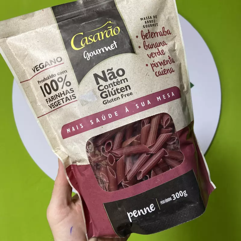 Casarão penne beterraba s/ glúten