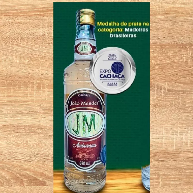 Cachaça Amburana João Mendes 670ml🥈🥈🥈
