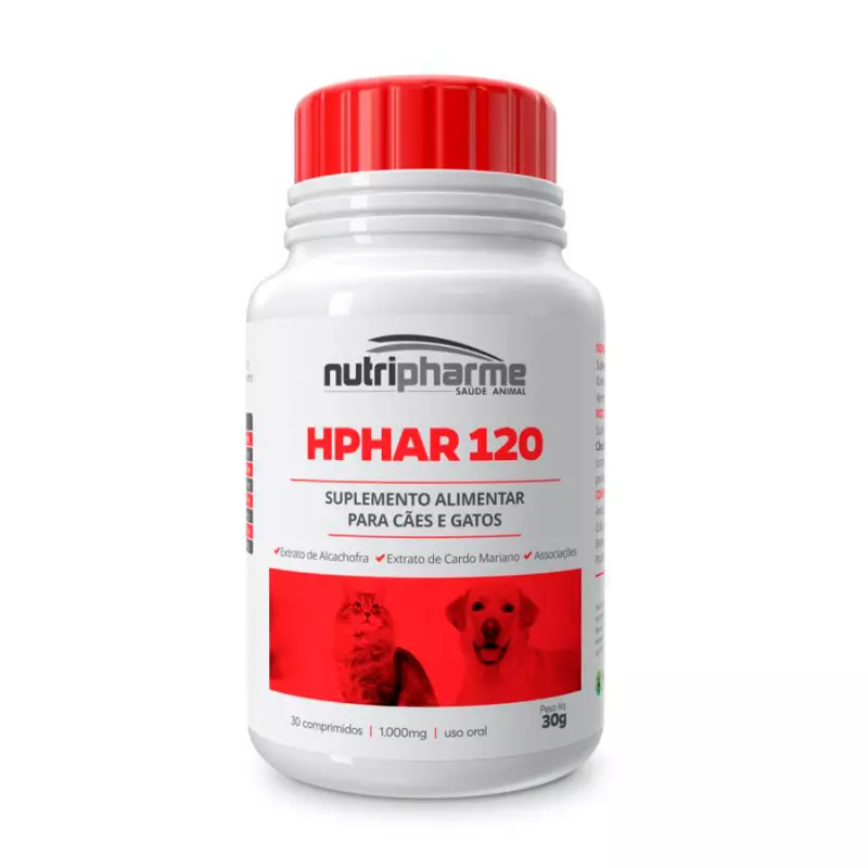 Hphar 120 Nutripharme Cães e Gatos