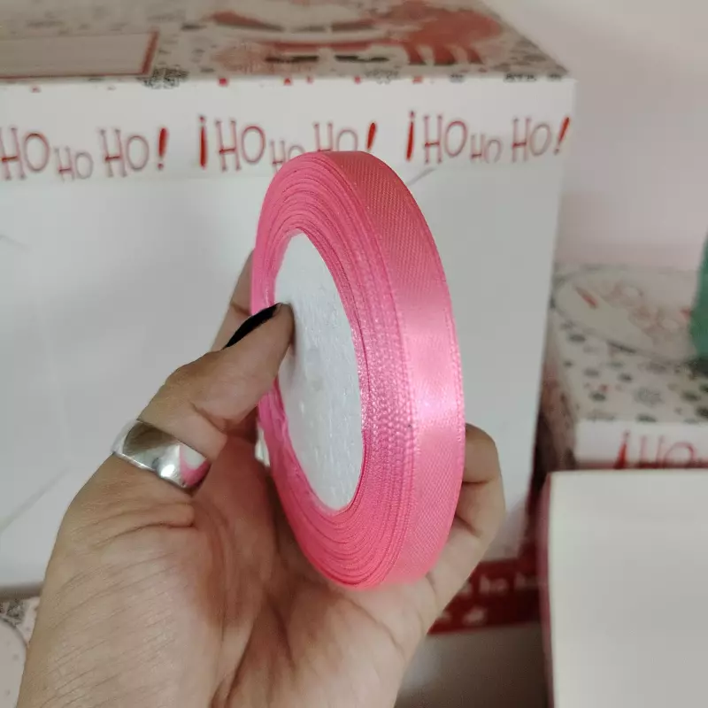 Cinta Raso Rosado Medio