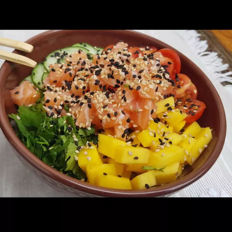 Poke salmão 400g
