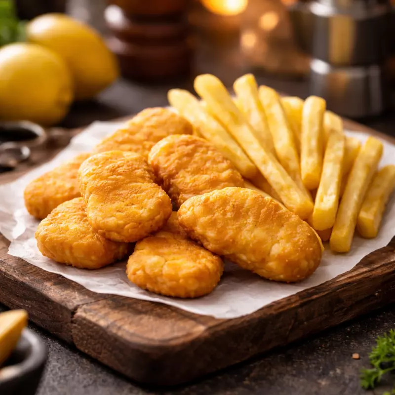 NUGGETS CON PATATAS🐓🍟