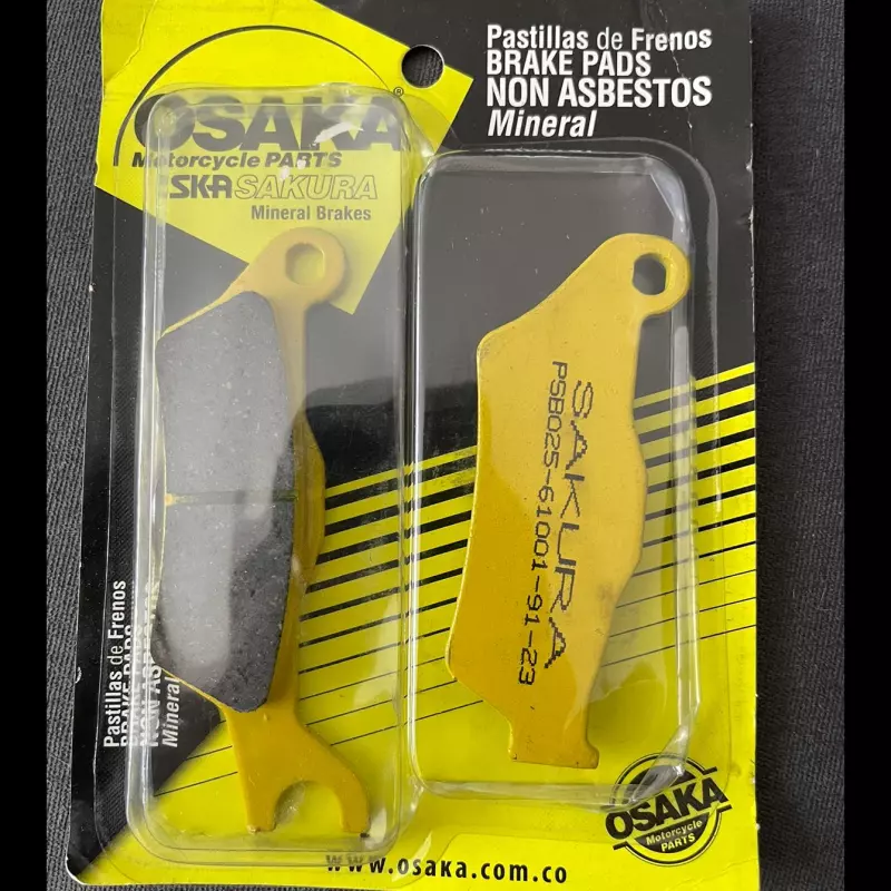 BALATAS DELANTERAS INVICTA150/CB110