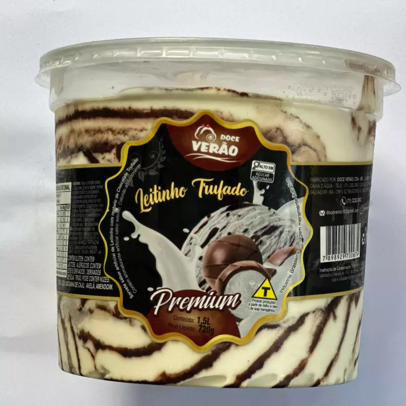Sorvete Leitinho Trufado 1,5L