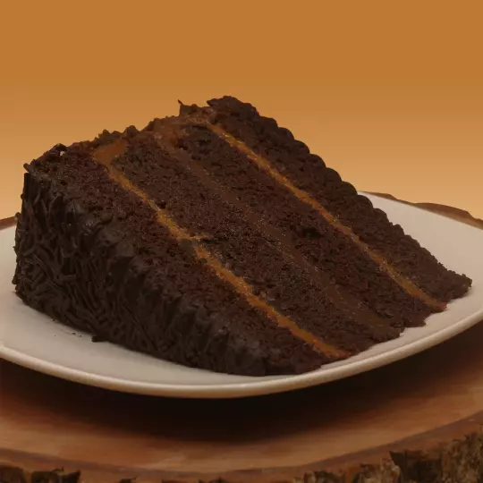 Torta de chocolate porción