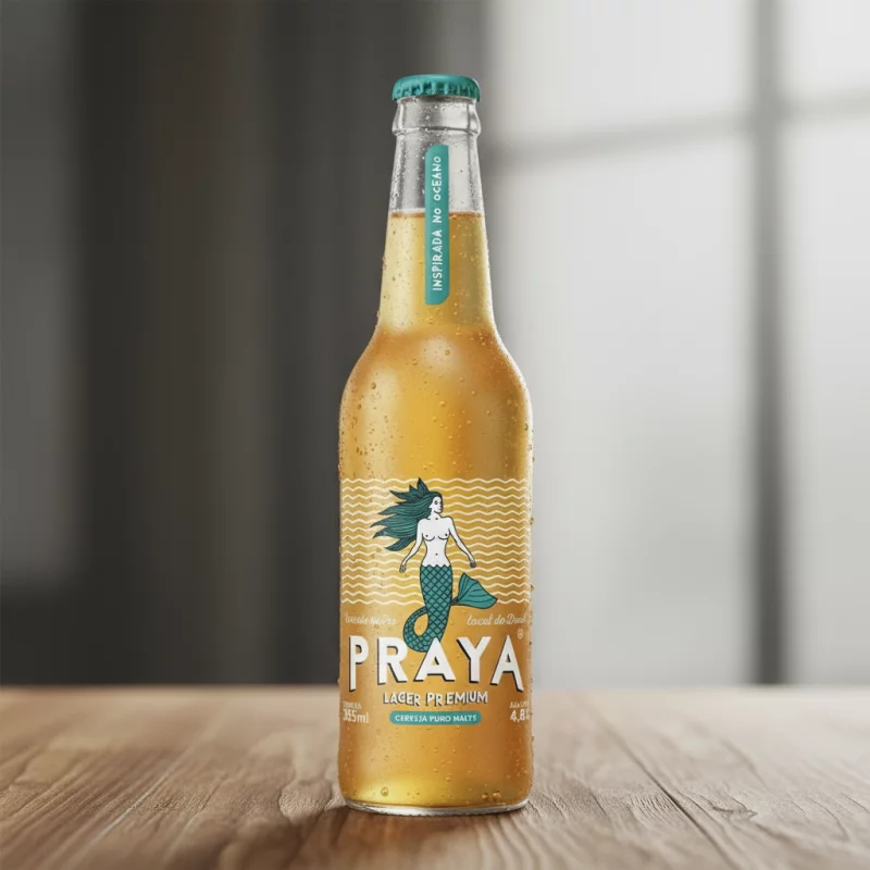 PRAYA LAGER - LONG NECK (355 ml)