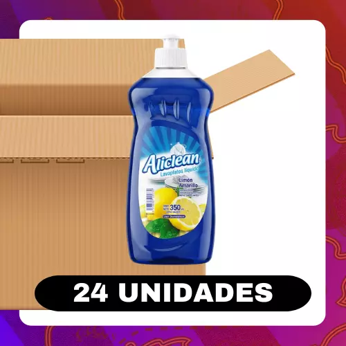 Bulto Aliclean Limón Amarillo 350ml