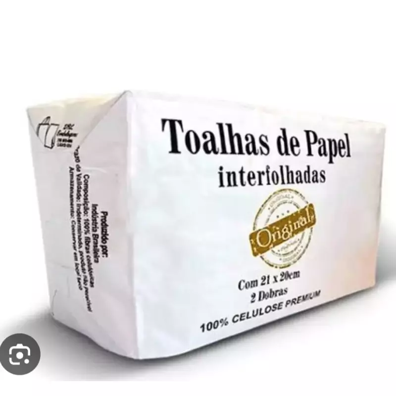 TOALHAS DE PAPEL INTERFOLHADAS