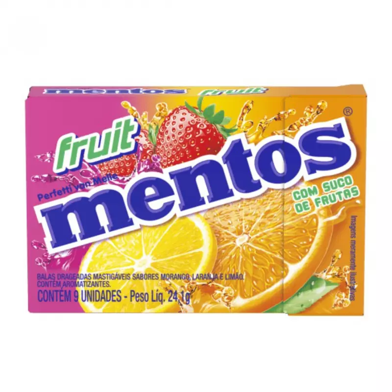 mentos frutas
