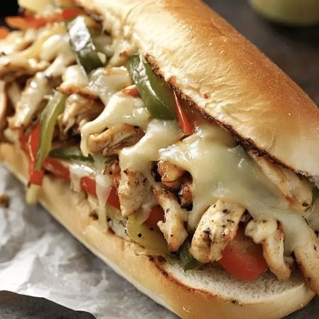 Chicken fajita sandwich