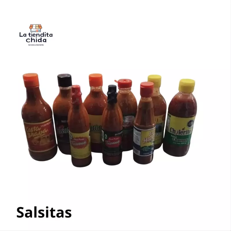 Salsas y chiles de botella