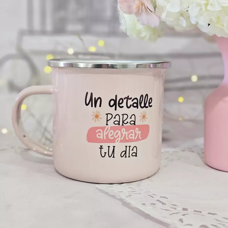 Mug Peltre Metálico mujer