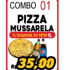 Combo 01 Pizza Muçarela