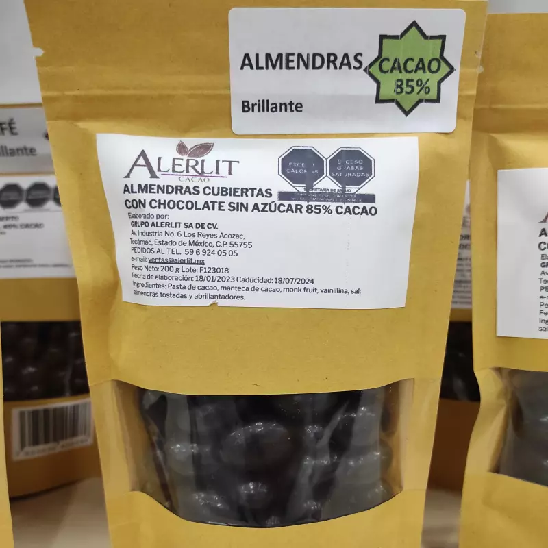 Almendras con 85% cacao