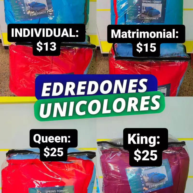 Edredones reversibles