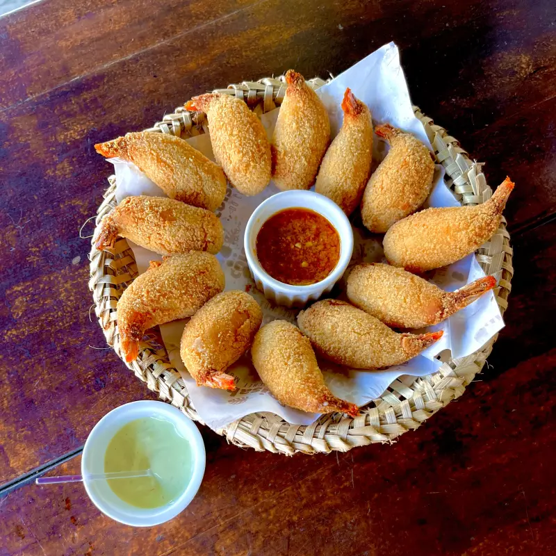 Croquete de camarão