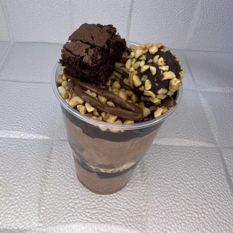 Copo Mousse brigadeiro cro