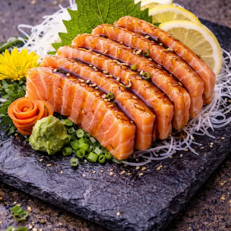 Sashimi Maçaricado.