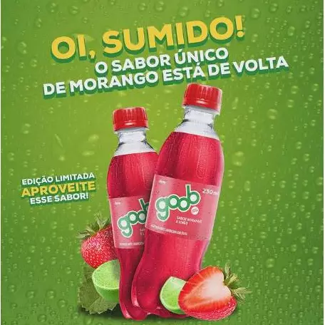 Refri. Goob Morango e Limão 230 ml