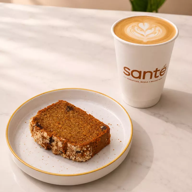 Cappuccino + Panque Fit