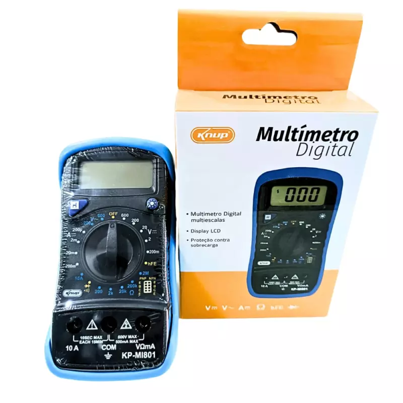 MULTIMETRO DIGITAL MULTI-FUNÇÃO KNUP