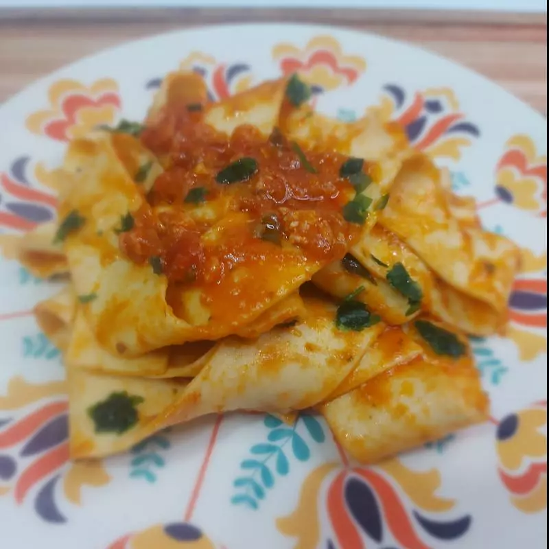 Papardelle 450gr(acomp.parm.ralado)