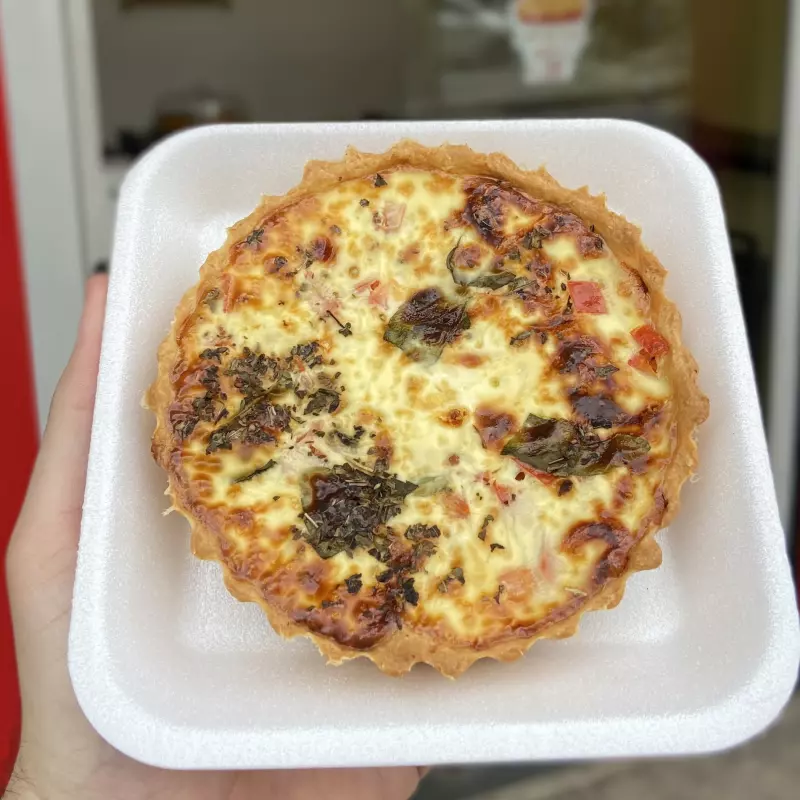 Quiche Caprese