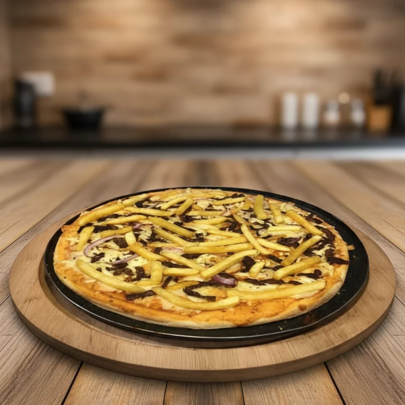 PIZZA FILÉ COM FRITAS (GG)