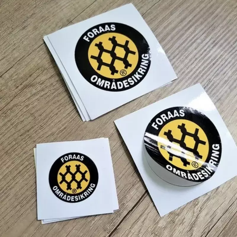 Stickers de Vinyl Redondos 500 pzas