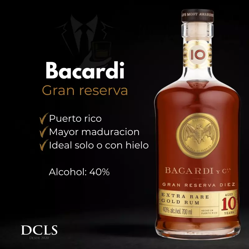 Bacardi Gran reserva Diez