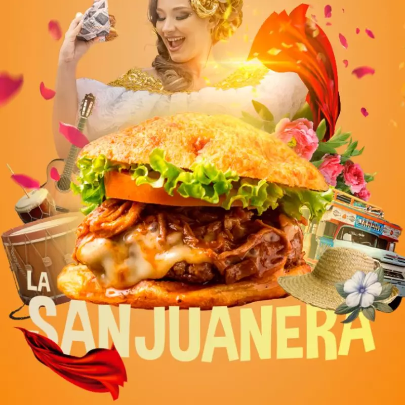 San Juanera burger