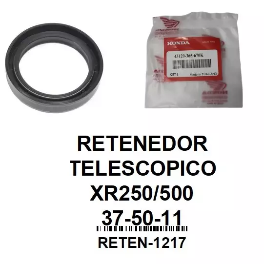 RETENEDOR TELESCOPICO XR250 37-50-11