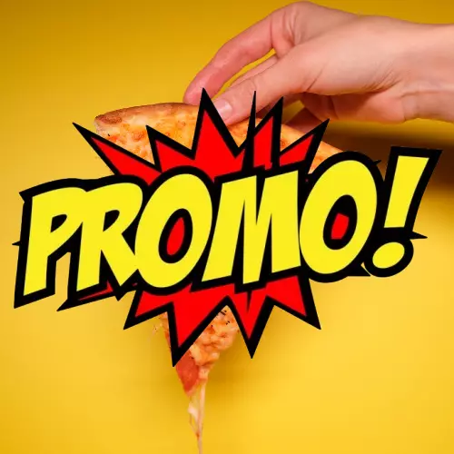 ½ MEDIA PIZZA + 1 LATA DE COCA COLA