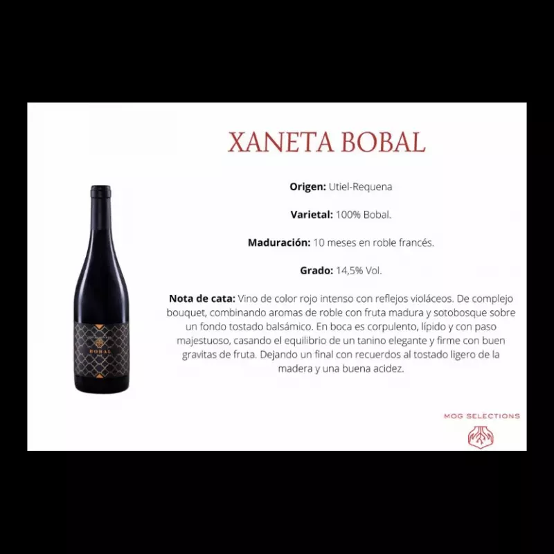 Vino tinto Xaneta bobal/ red wine