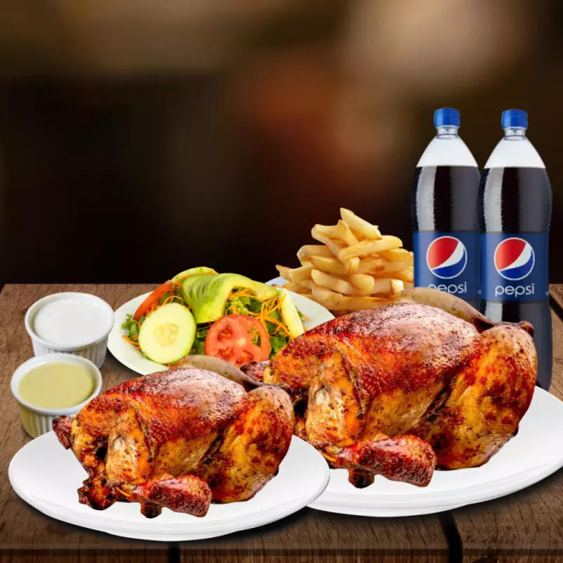 2 Pollos a la Brasa