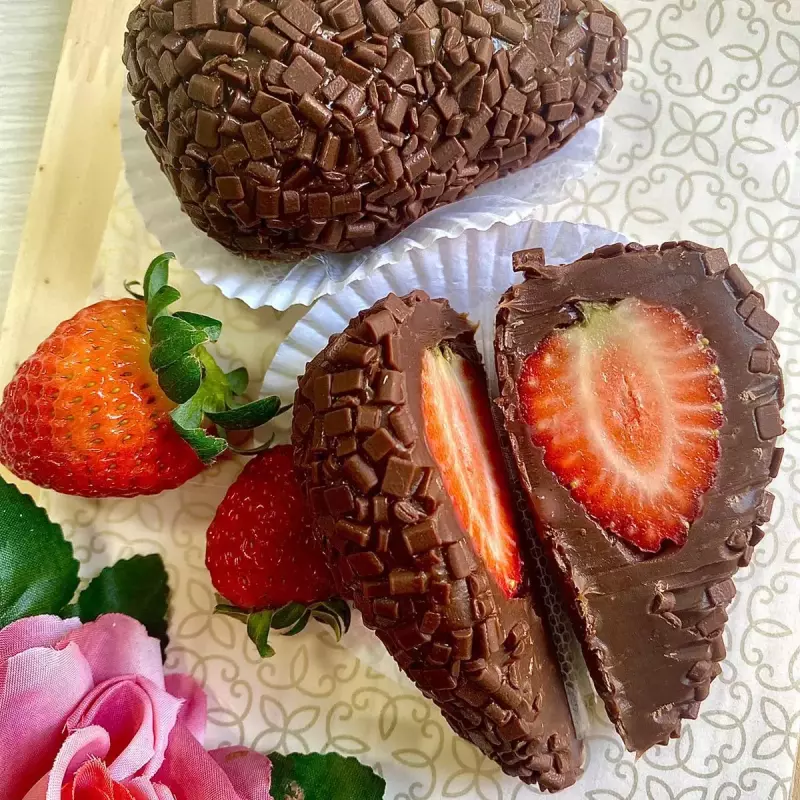 Coxinha Individual de Brigadeiro
