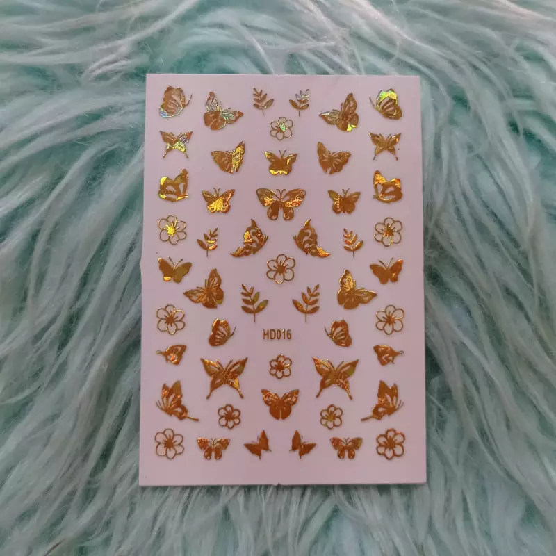 Calcomanía dorada (HD016)