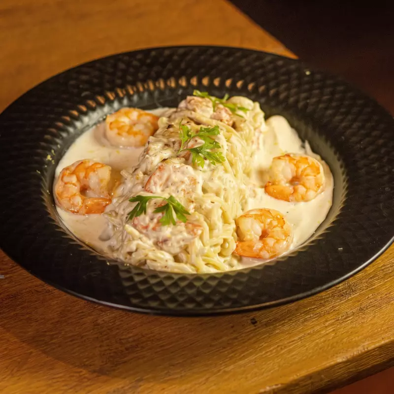 Spaghetti de Camarão