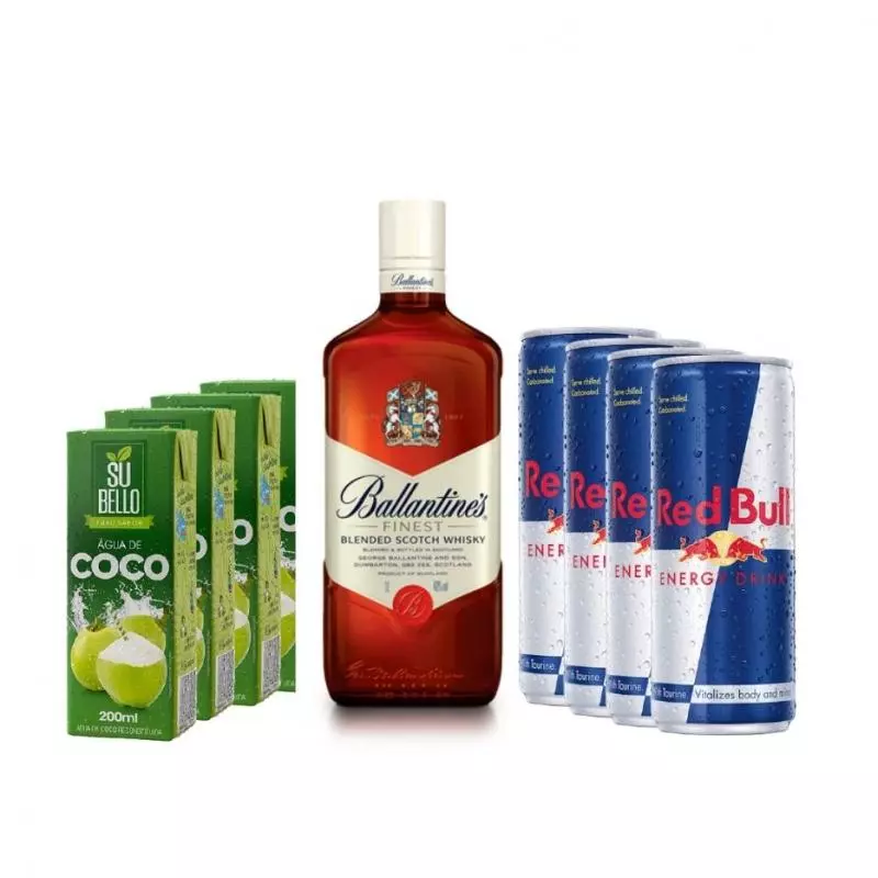 Ballantines Finest 1L + Red Bull