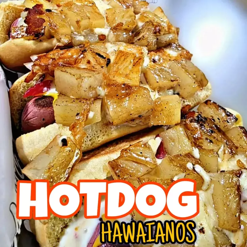 3 HOTDOG HAWAIANOS
